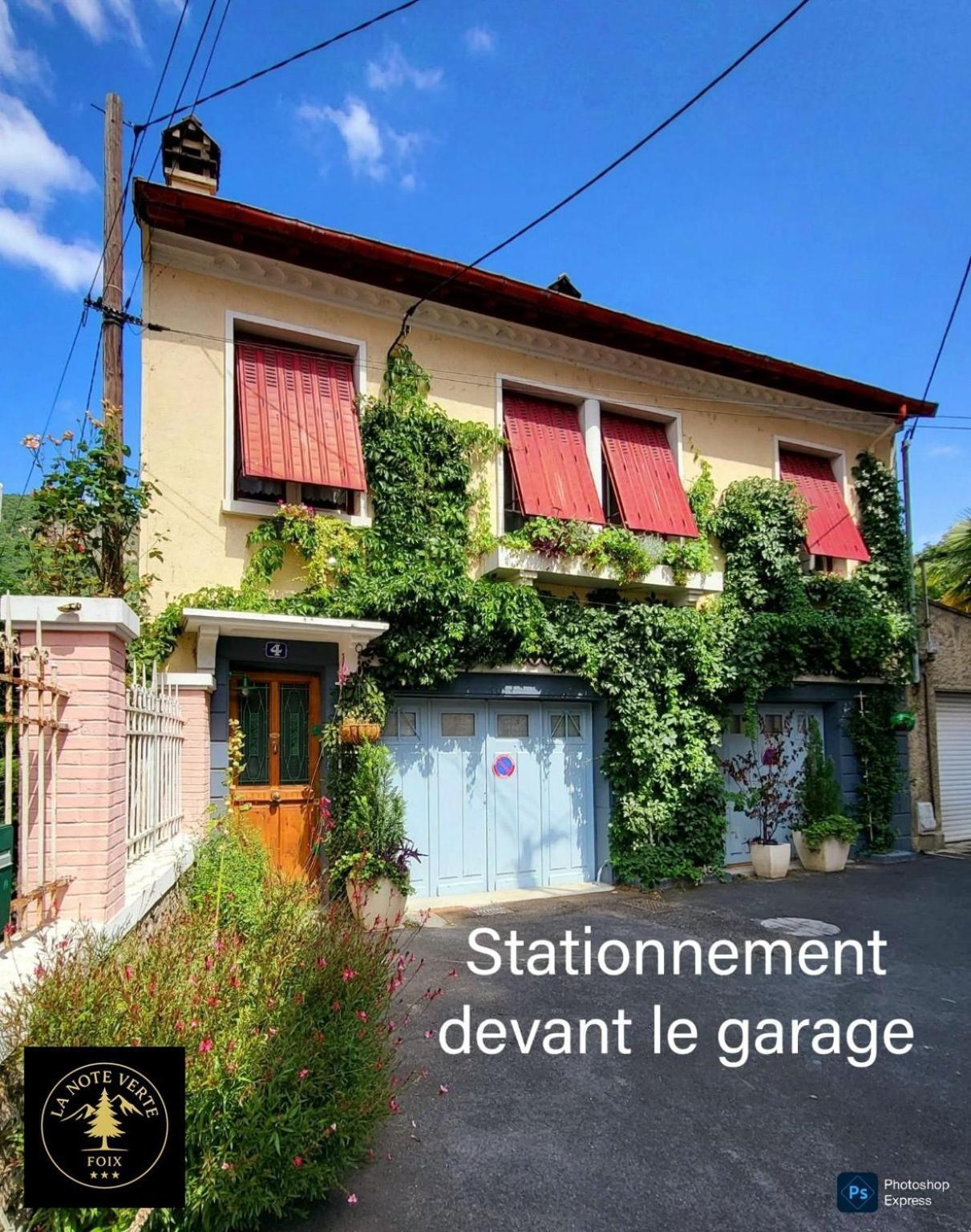 La Note Verte - Parking Gratuit Devant L'entree Foix